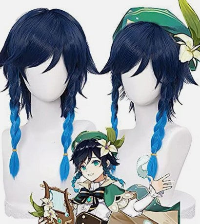 Genshin Impact Venti Wig Cosplay