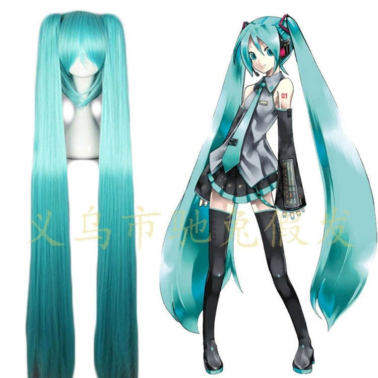 Vocaloid Hatsune Miku Green Cosplay Wig