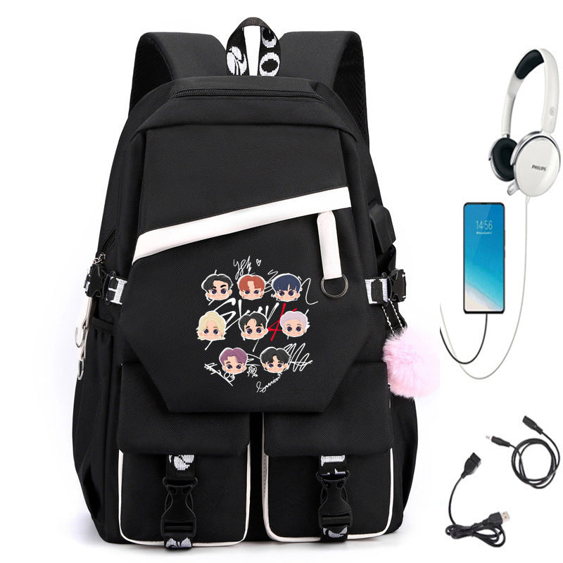 Stray Kids Black Backpack