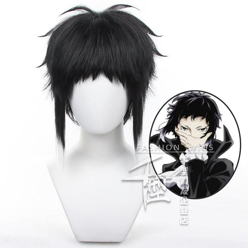 Bungo Stray Dogs Ryunosuke Akutagawa Cosplay Wig