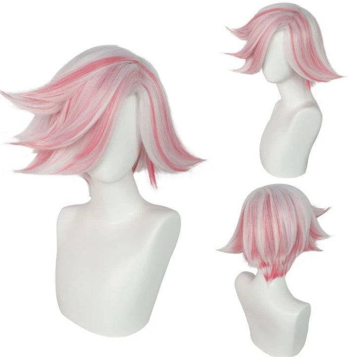 Hazbin Hotel Angel Dust Cosplay Wig
