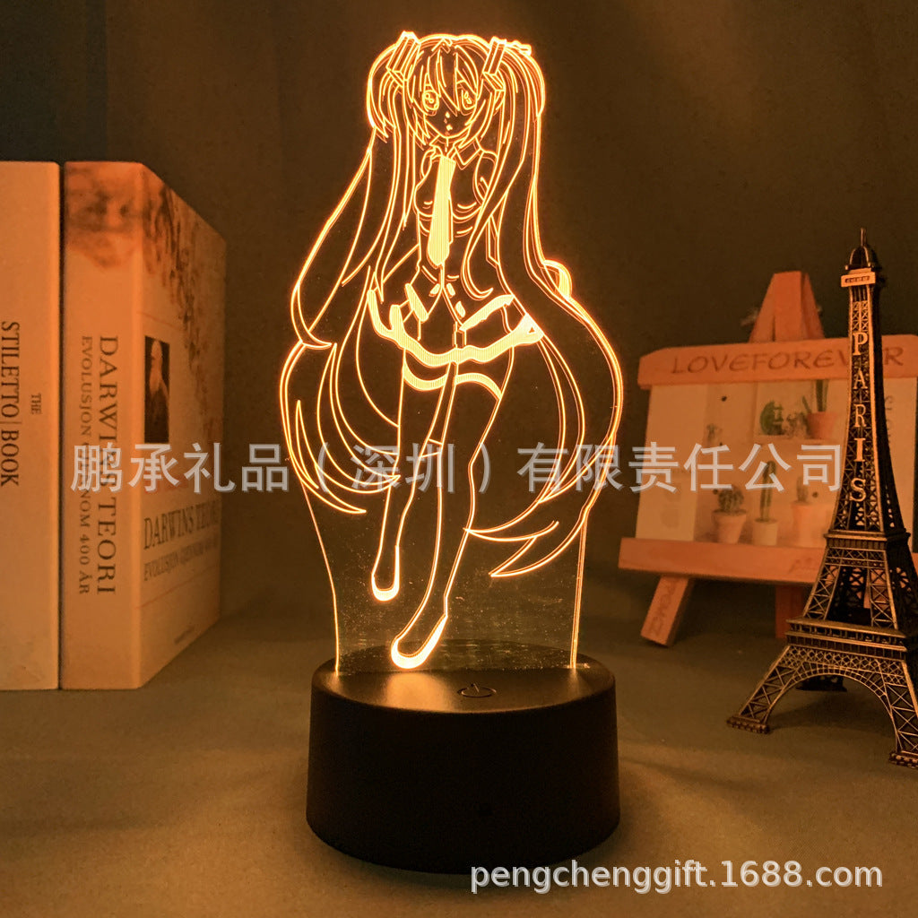 Vocaloid 3d Led Light - Hatsune Miku