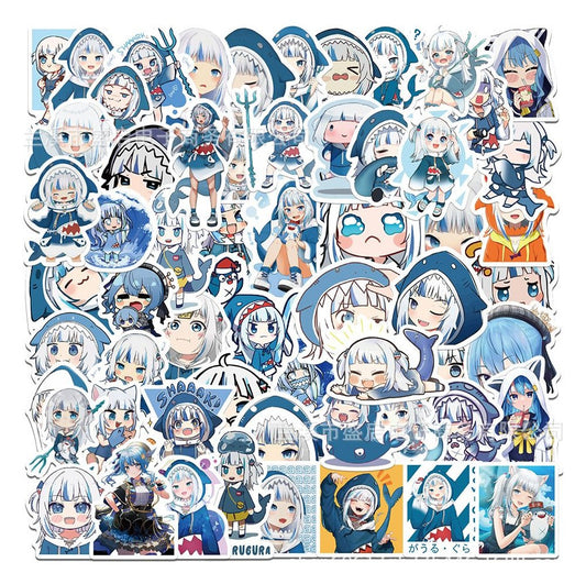 60pcs Hololive Vtuber Sticker Pack
