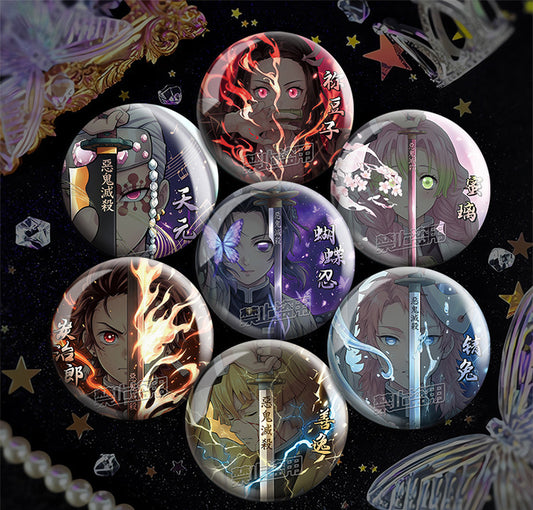 Demon Slayer Jumbo Badge Assorted