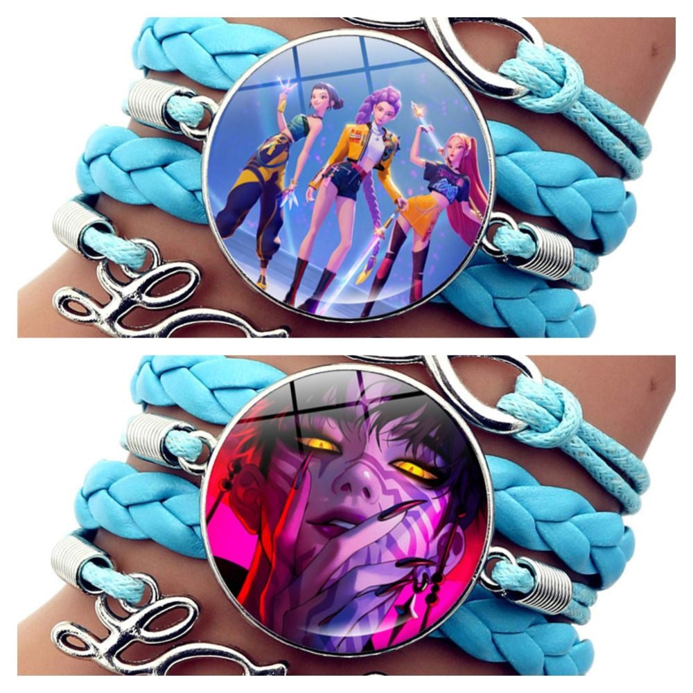 Kpop Demon Hunters Leather Bracelet Assorted
