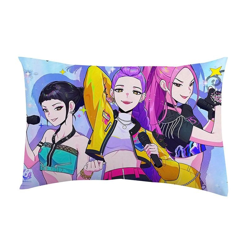 Kpop Demon Hunters Huntirx With Mic 40*60cm Cushion Pillow