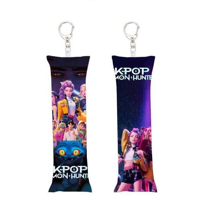 Kpop Demon Hunters Pillow Keyring Assorted