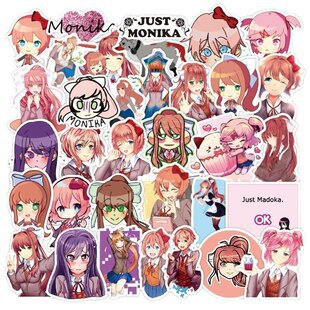 50pcs Doki Doki Sticker Pack