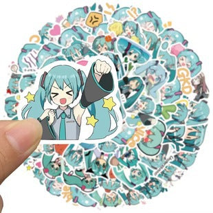 50pcs Hatsune Miku Sticker Pack
