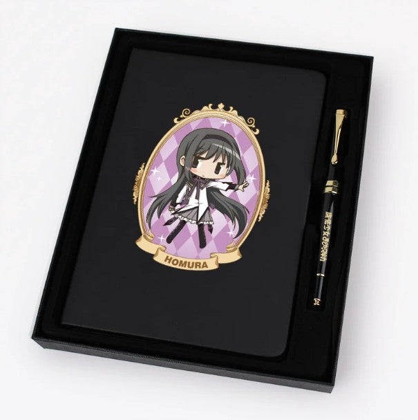 Madoka Magica Notebook W/ Pen Set Assorted