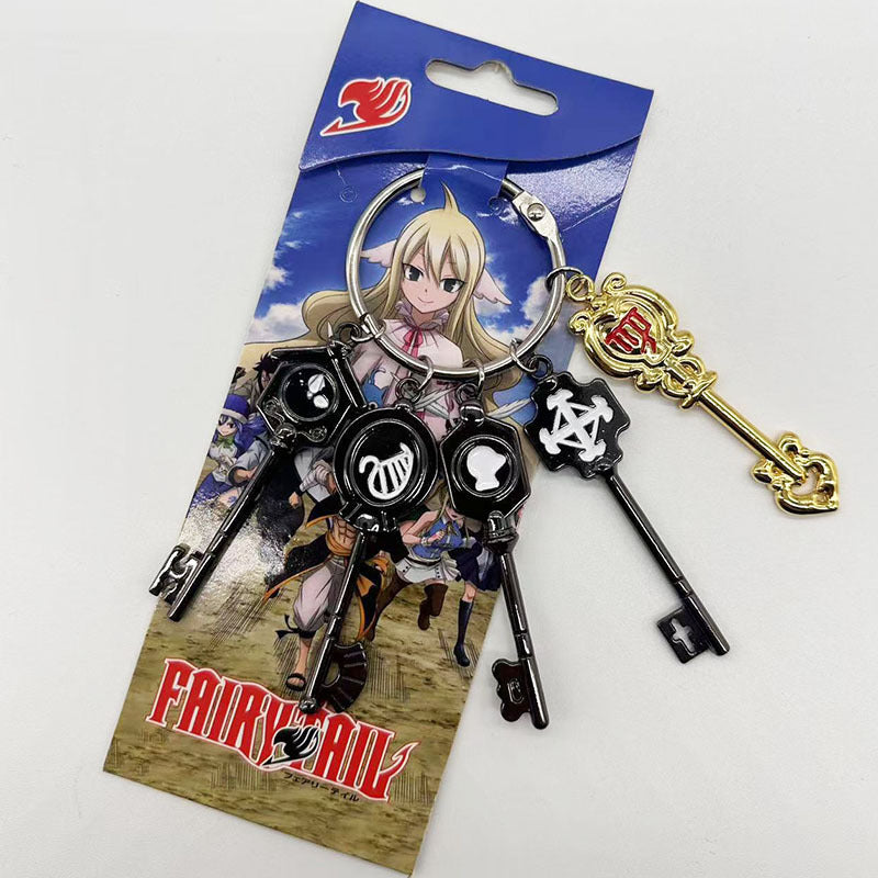 Fairy Tail Lucy Keys Metal Keyring