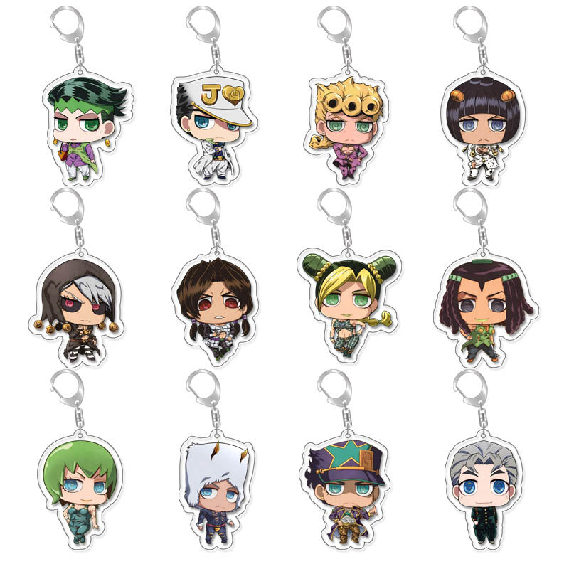 Jojos Bizarre Adventure Acrylic Keyring Assorted