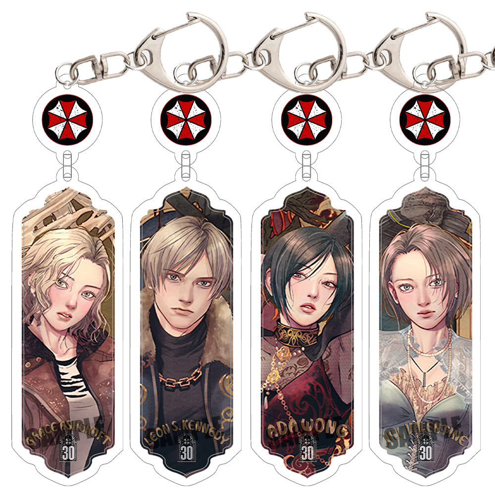 Resident Evil Acrylic Keyring Assorted