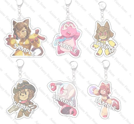 Gameoverse Acrylic Keyring Assorted