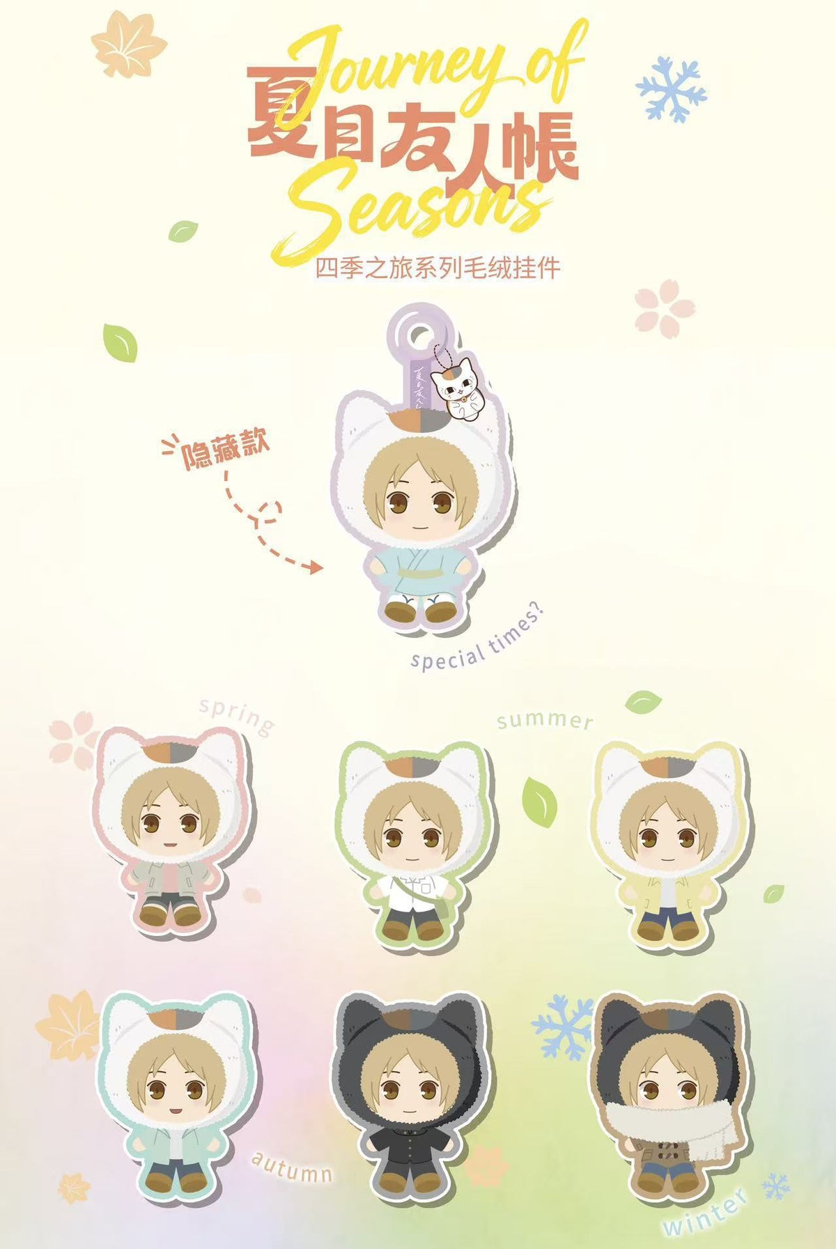 Natsumes Book Of Friends Plush Blind Box Single Pack