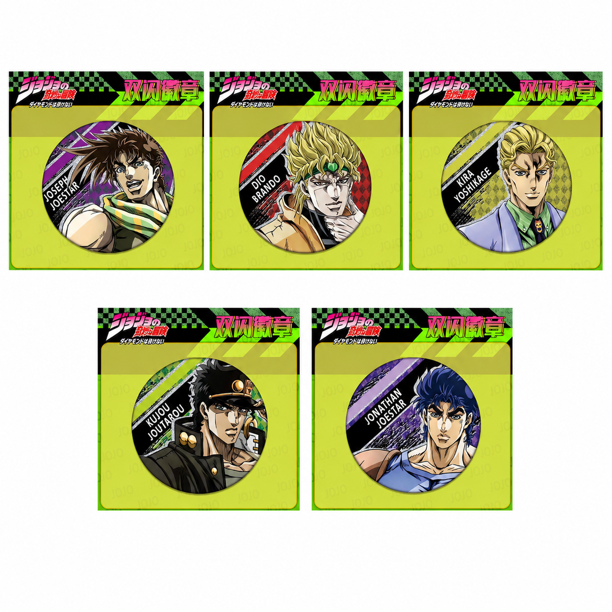 Jojo's Bizarre Adventure 75mm Jumbo Badge