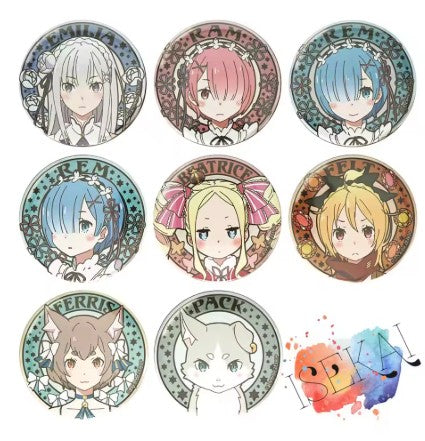 Re:zero Jumbo Badge