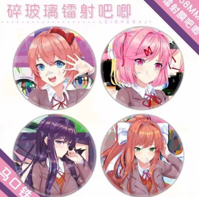 Doki Doki Literature Club 58mm Badge Assorted