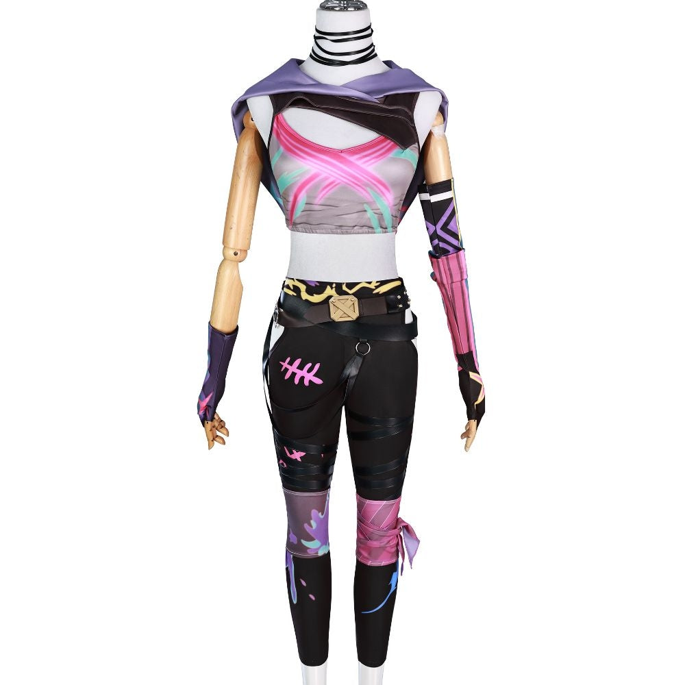 League Of Legends Arcane Prodigy Jinx Skin Cosplay Costume