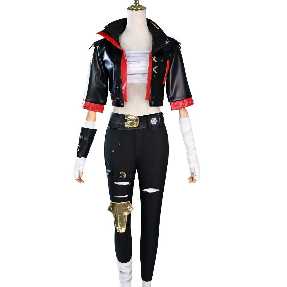 League Of Legends Arcane Vi Cagefighter Cosplay Costume