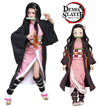 Demon Slayer Cosplay Costume Adult Size Nezuko Kamado