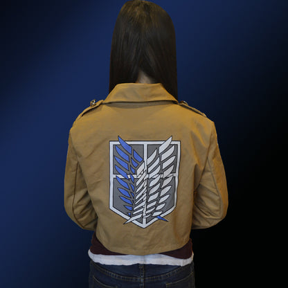 Attack On Titan Jacket Brown