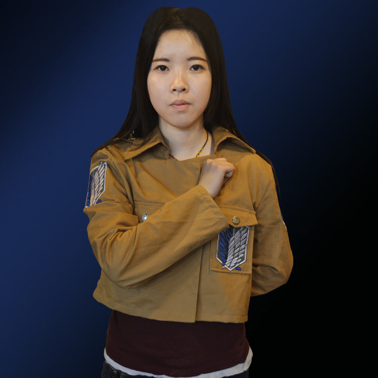 Attack On Titan Jacket Brown