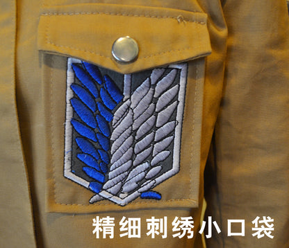 Attack On Titan Jacket Brown