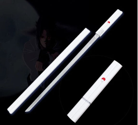 Naruto Sasuke Grass Cutter Premium Sword White