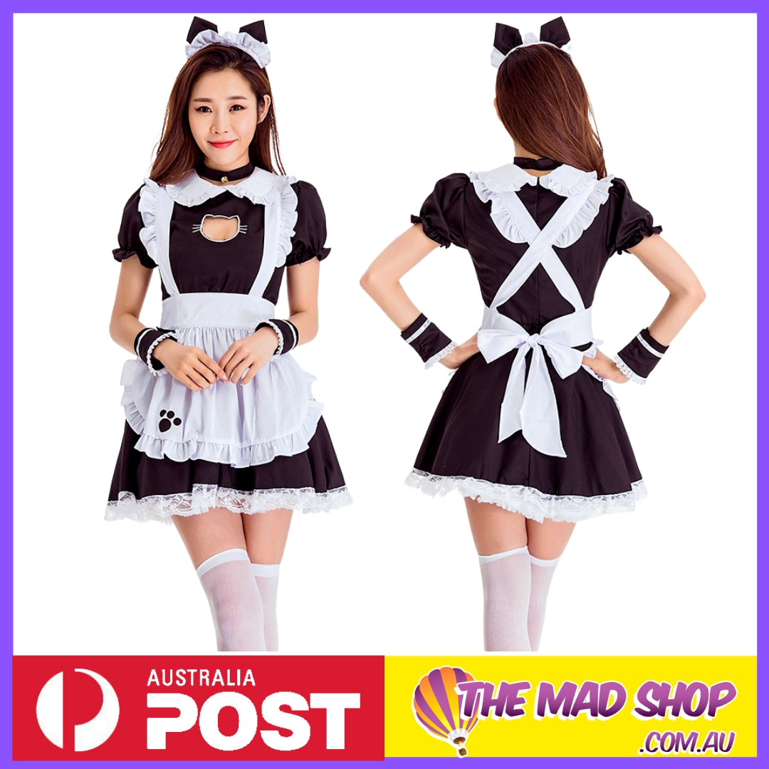 Cat Maid Dress Costume Cosplay [sz:large]