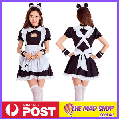 Cat Maid Dress Costume Cosplay [sz:large]