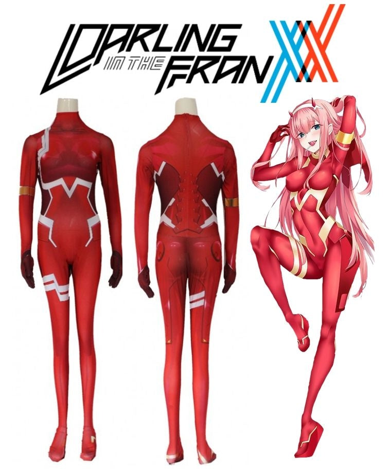 Darling In The Franxx Zero Two Cosplay Costume [sz:large]