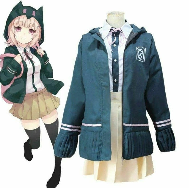 Danganronpa 2 Chiaki Nanami Cosplay Costume [sz:large]
