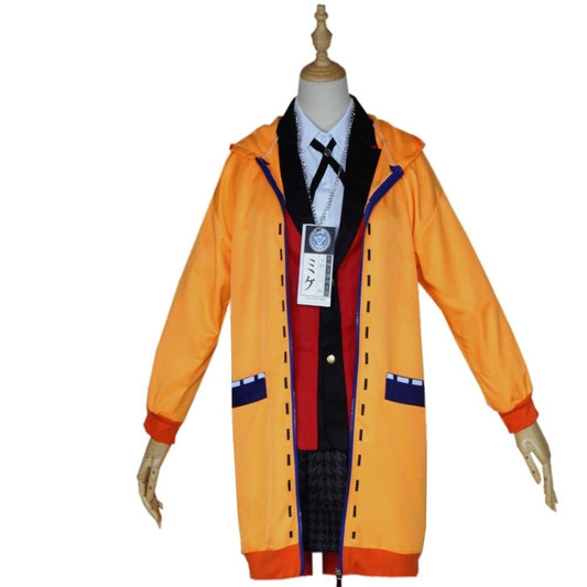 Kakegurui Runa Yomozuki Complete Cosplay (hoodie + Uniform) [sz:large]