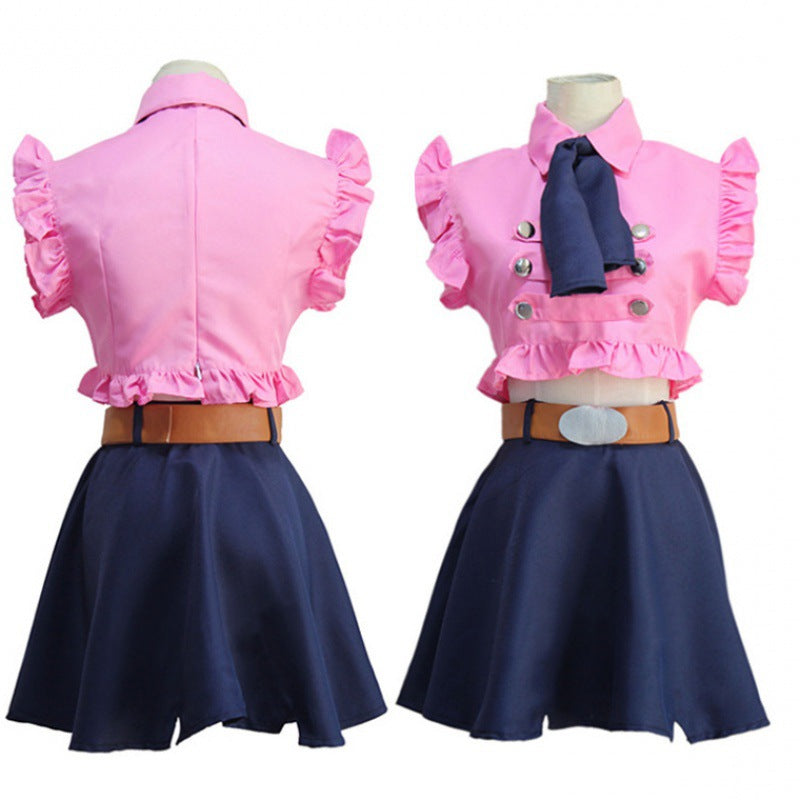 The Seven Deadly Sins Elizabeth Liones Cosplay Costume [sz:large]