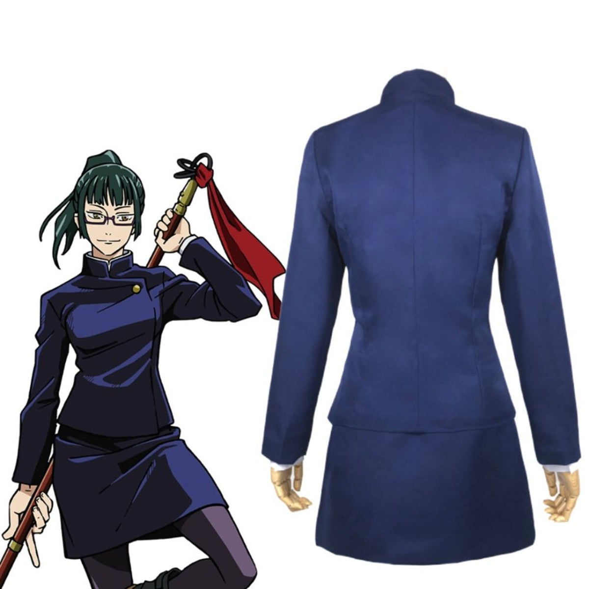 Jujutsu Kaisen Maki Zenin Cosplay Costume [sz:small]