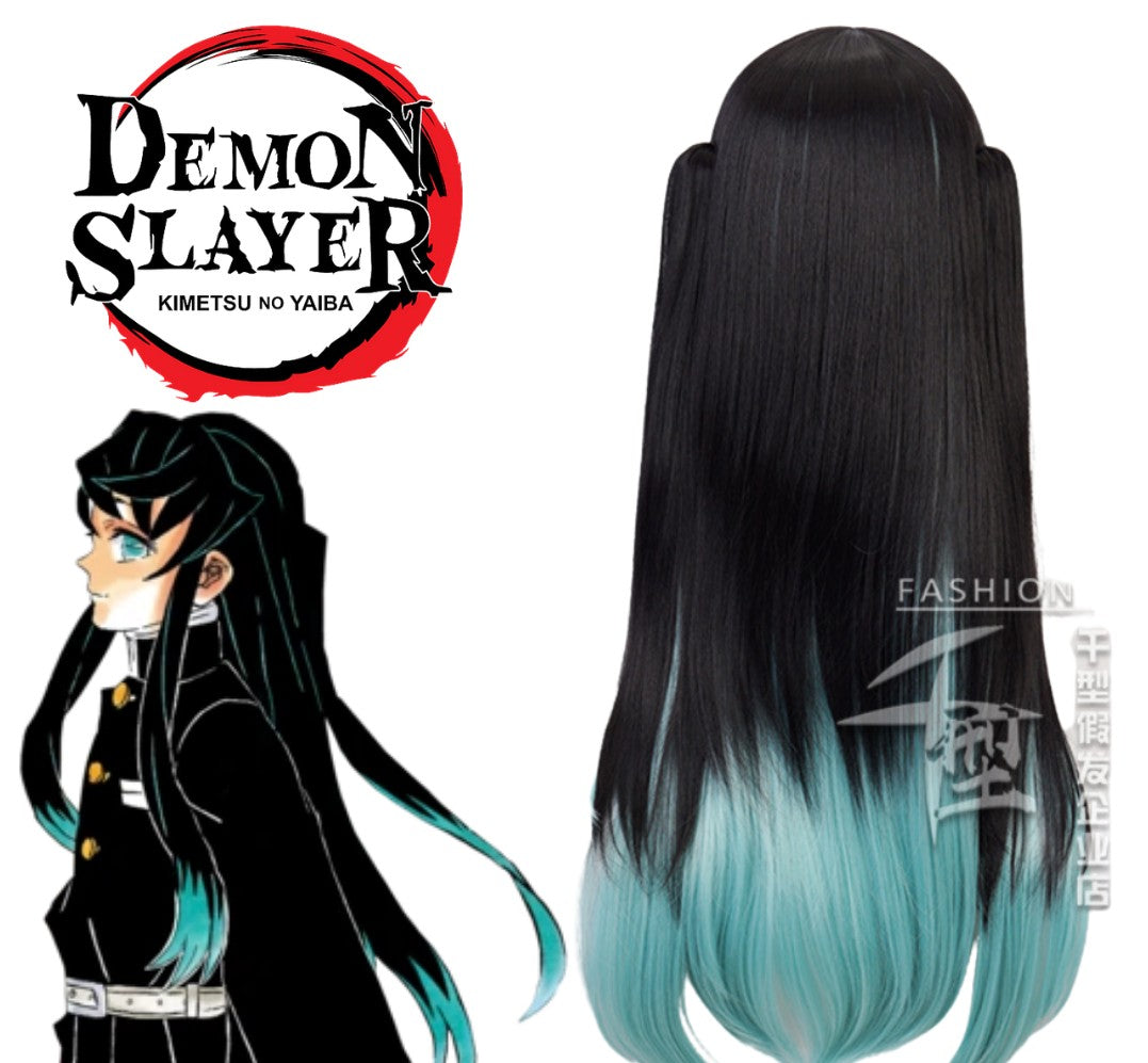 Demon Slayer Cosplay Wig Muichiro Tokito