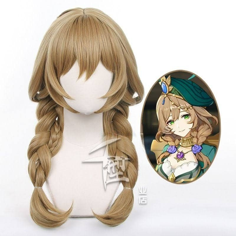Genshin Impact Lisa Cosplay Wig