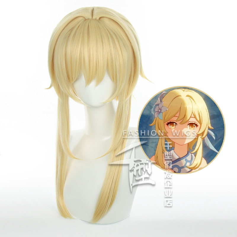 [special Order] Genshin Impact The Traveler Lumine Cosplay Wig