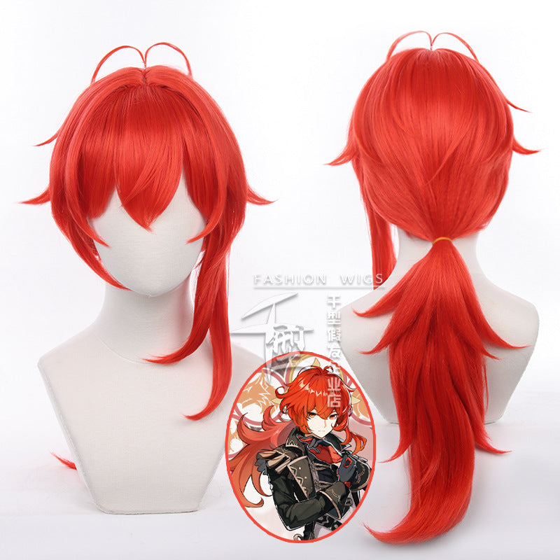 [special Order] Genshin Impact Diluc Cosplay Wig