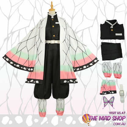 Demon Slayer Cosplay Costume Kids Size Shinobu Kocho [sz:eu 110]