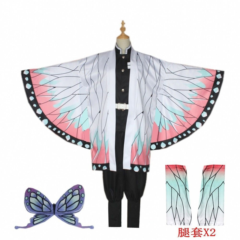 Demon Slayer Cosplay Costume Kids Size Shinobu Kocho [sz:eu 110]