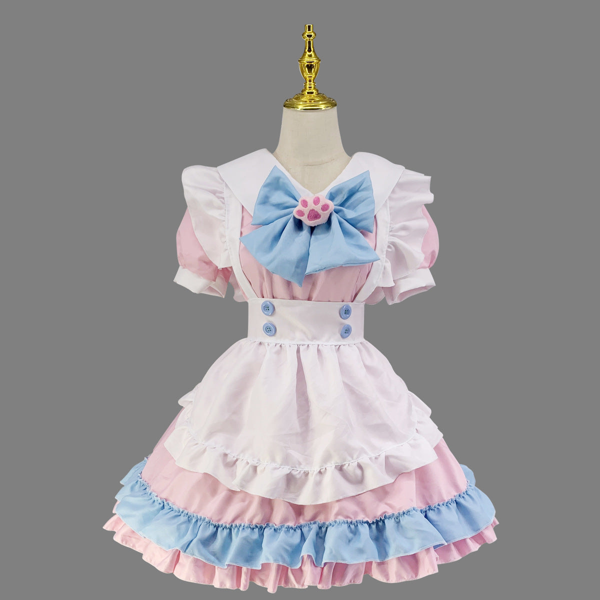 (special Order) Lolita Pink Cosplay Costume [sz:large]