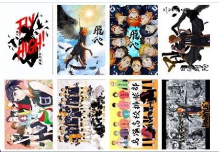 Anime Poster Pack Of 8pcs Haikyuu!! Poster