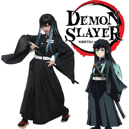 Demon Slayer Cosplay Costume Adult Size Muichiro Tokito [sz:small]
