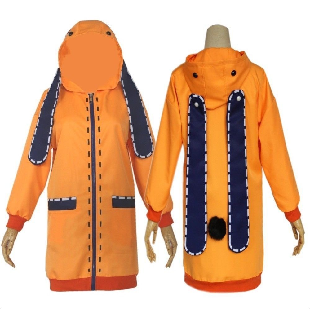 Kakegurui Runa Yomozuki Orange Hoodie Cosplay Kids Size: Euro 150 - Aus Kids 12 [sz:eu 150 - Aus Kids 12]