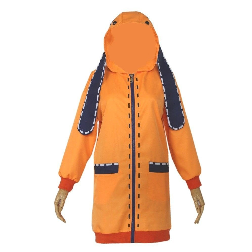 Kakegurui Runa Yomozuki Orange Hoodie Cosplay Kids Size: Euro 150 - Aus Kids 12 [sz:eu 150 - Aus Kids 12]