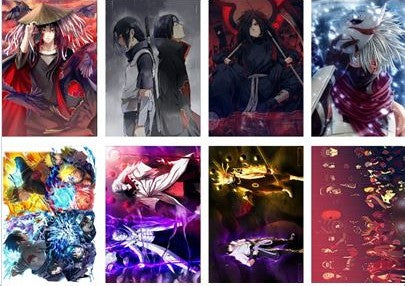 Anime Poster Pack 8pcs Naruto