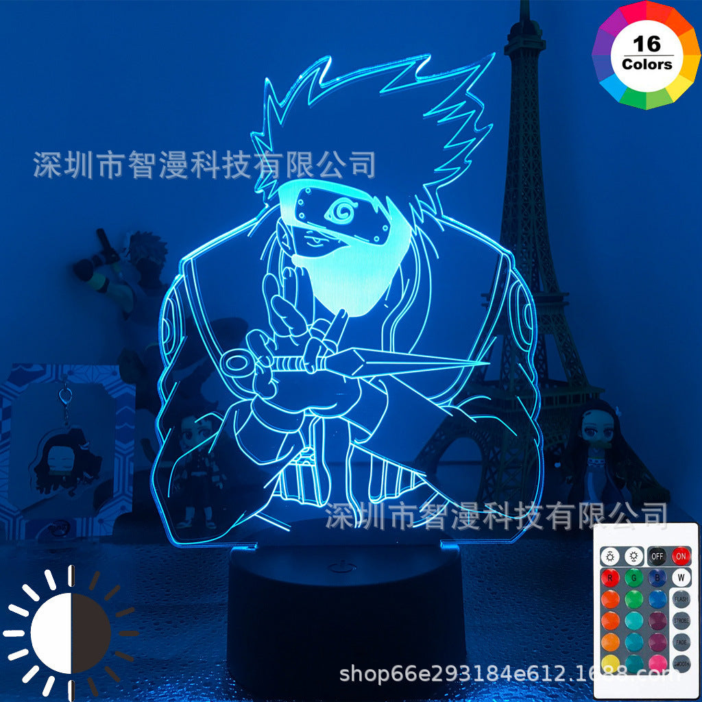 Naruto Kakashi Acrylic Led Lights 200*150*4cm