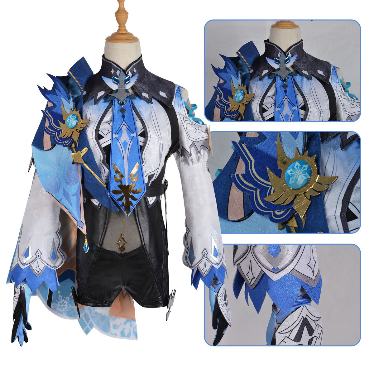 (special Order) Genshin Impact Eula Cosplay Costume [sz:xxl]